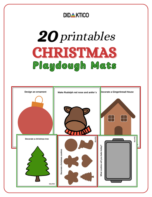 Christmas Playdough Mats